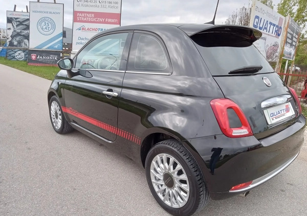 Fiat 500 cena 42800 przebieg: 67000, rok produkcji 2019 z Kielce małe 277